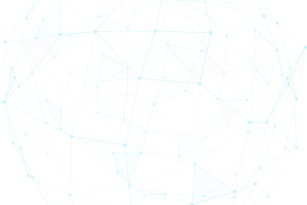 An image of a globe rendered by blue datapoints